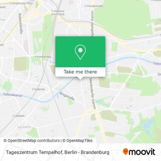 Tageszentrum Tempelhof map