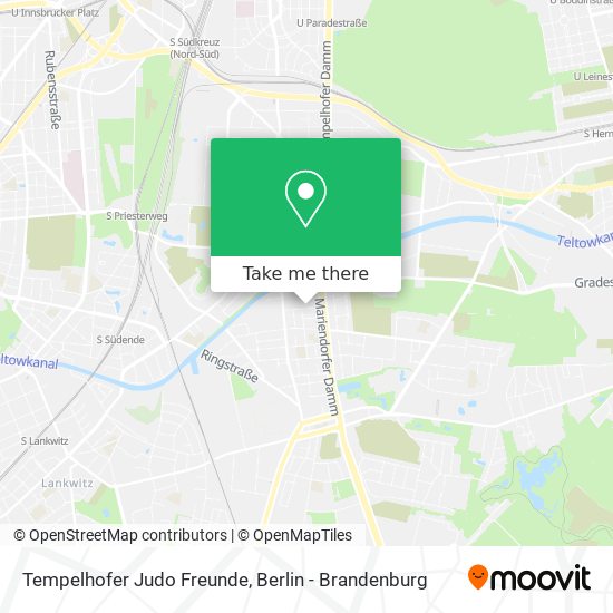 Tempelhofer Judo Freunde map