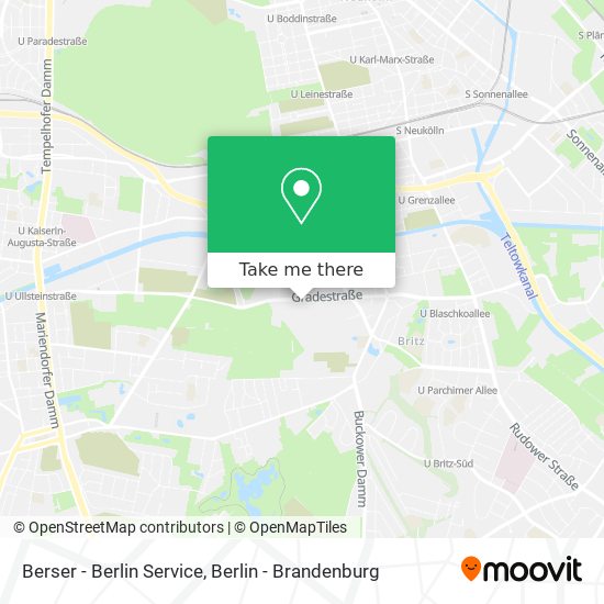 Berser - Berlin Service map