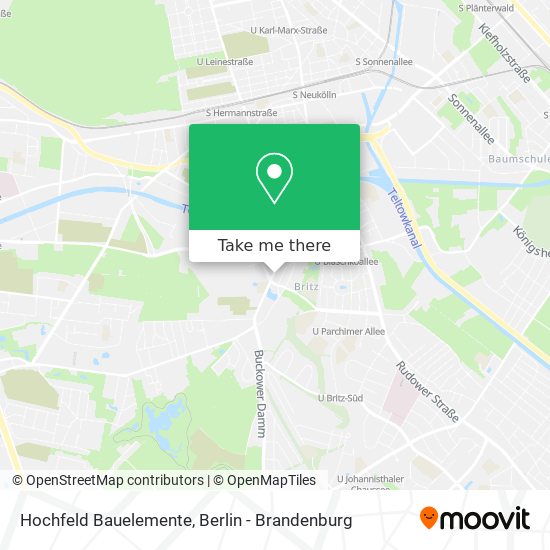 Карта Hochfeld Bauelemente