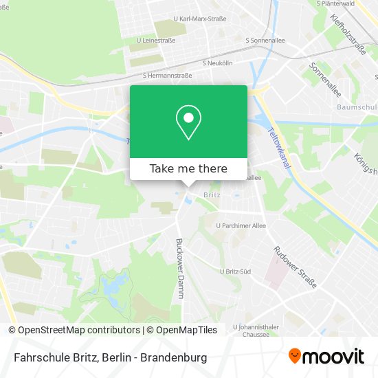 Fahrschule Britz map