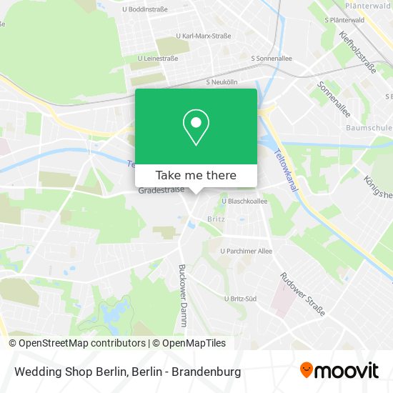 Wedding Shop Berlin map