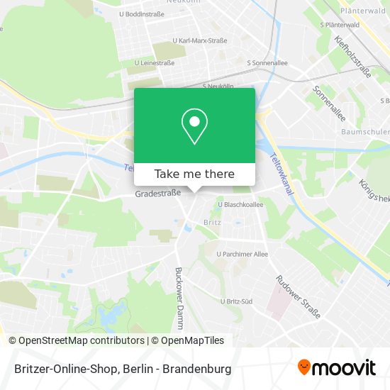 Britzer-Online-Shop map