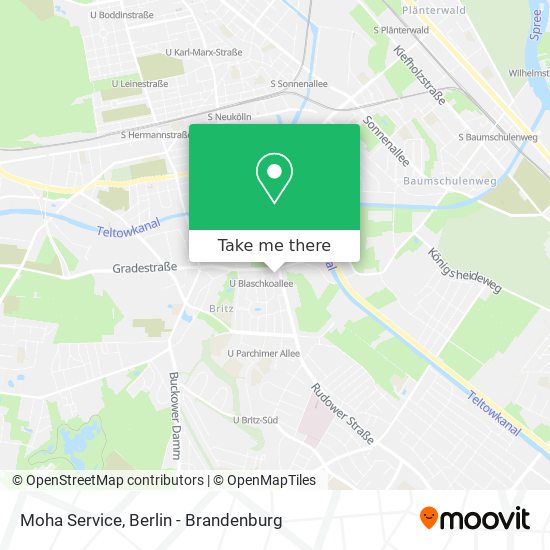 Moha Service map
