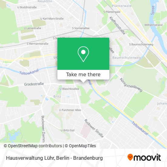Карта Hausverwaltung Lühr