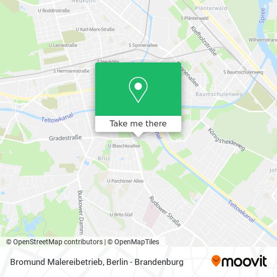 Карта Bromund Malereibetrieb