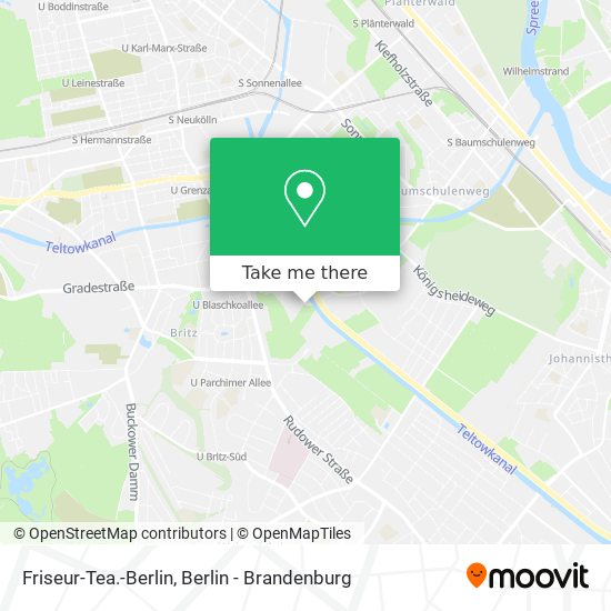 Friseur-Tea.-Berlin map