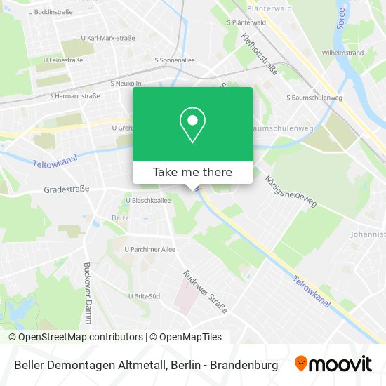 Beller Demontagen Altmetall map