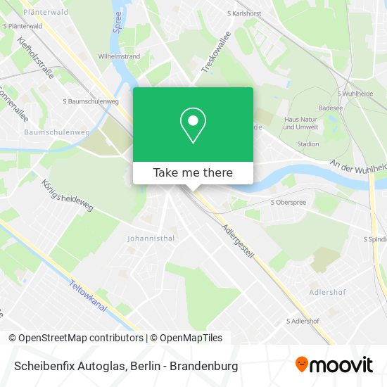 Карта Scheibenfix Autoglas