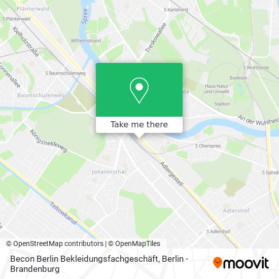 Becon Berlin Bekleidungsfachgeschäft map