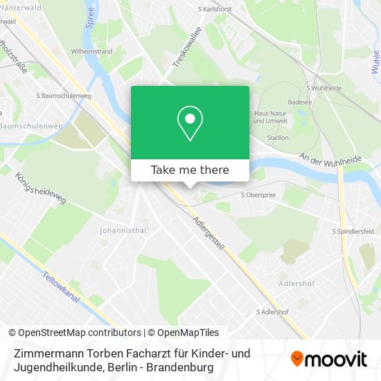 Zimmermann Torben Facharzt für Kinder- und Jugendheilkunde map