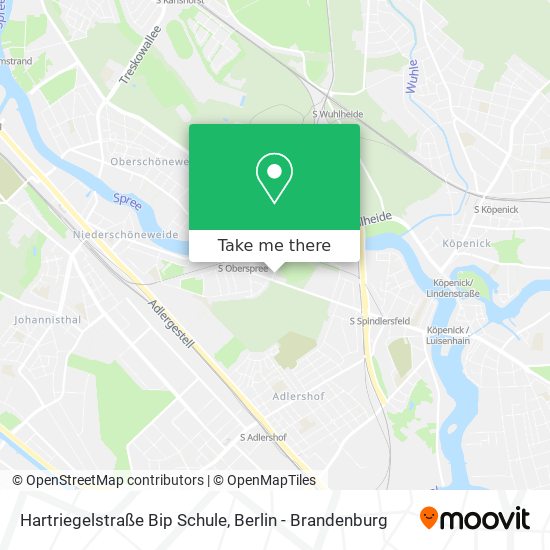 Карта Hartriegelstraße Bip Schule