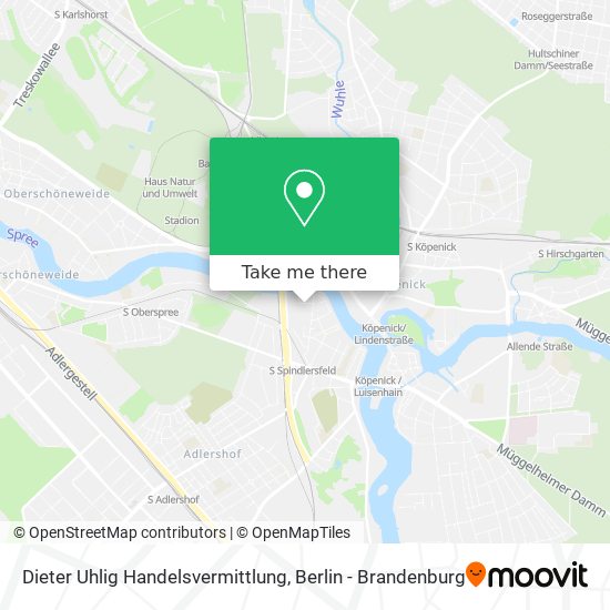 Dieter Uhlig Handelsvermittlung map