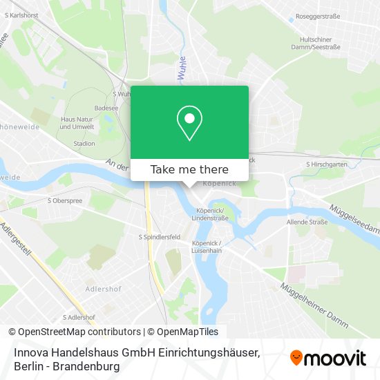 Карта Innova Handelshaus GmbH Einrichtungshäuser