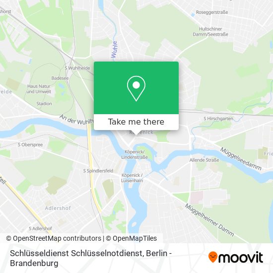 Schlüsseldienst Schlüsselnotdienst map