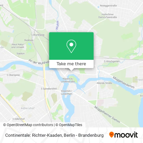 Карта Continentale: Richter-Kaaden