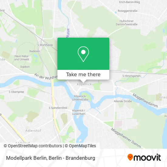 Карта Modellpark Berlin