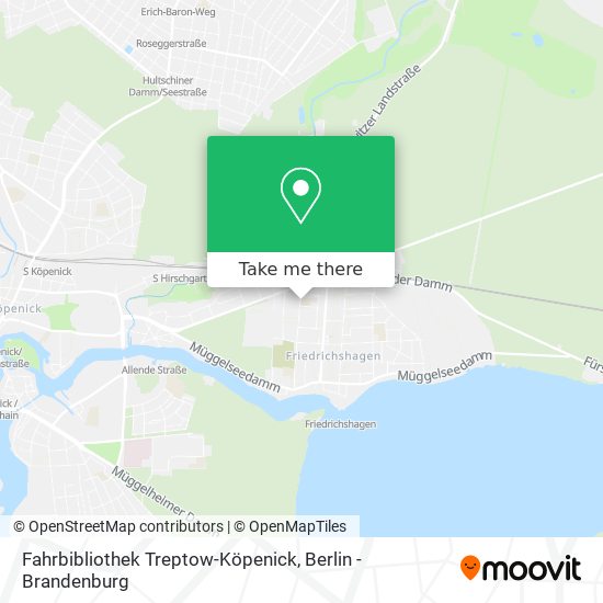 Fahrbibliothek Treptow-Köpenick map