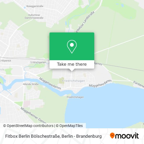 Карта Fitbox Berlin Bölschestraße
