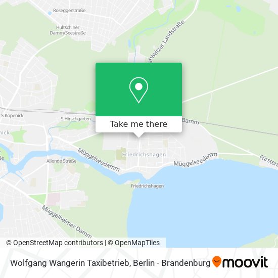 Wolfgang Wangerin Taxibetrieb map