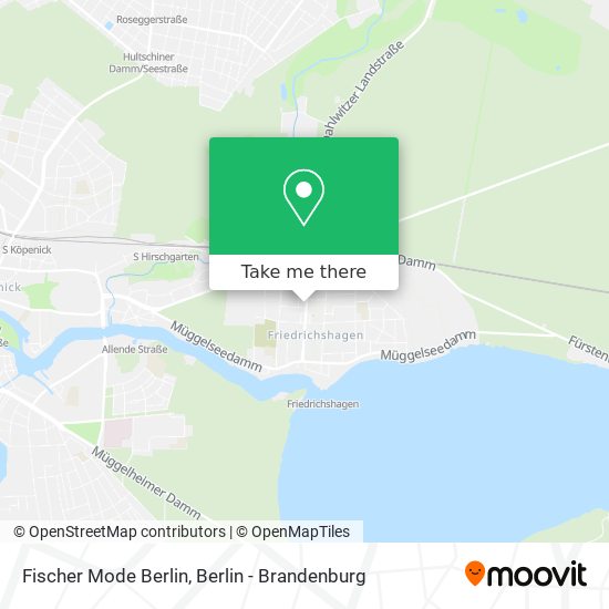 Карта Fischer Mode Berlin