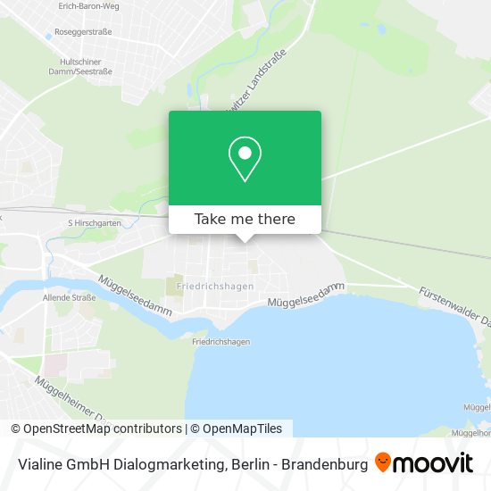 Vialine GmbH Dialogmarketing map