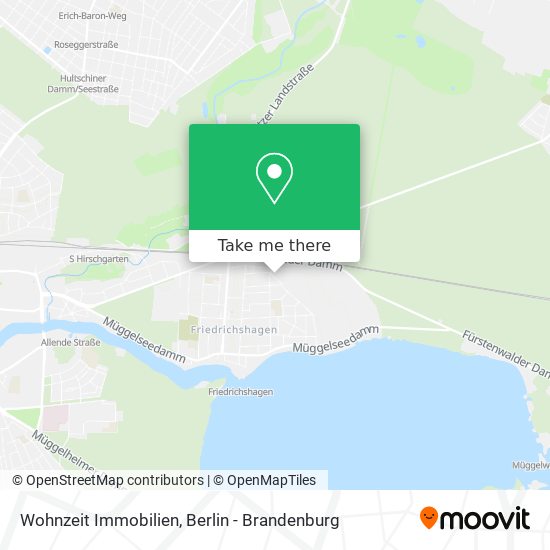 Карта Wohnzeit Immobilien