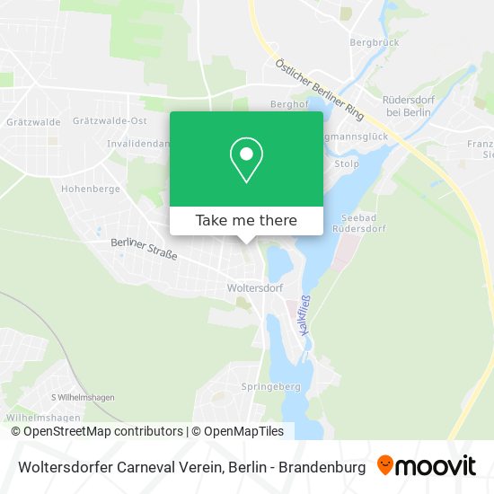 Woltersdorfer Carneval Verein map