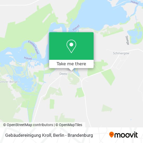 Gebäudereinigung Kroll map