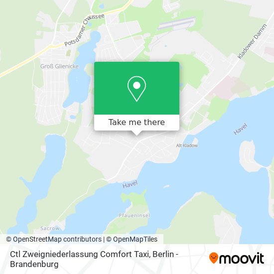 Карта Ctl Zweigniederlassung Comfort Taxi