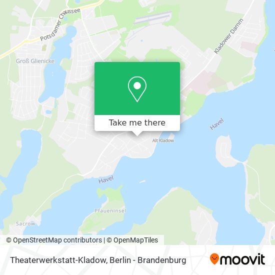 Theaterwerkstatt-Kladow map