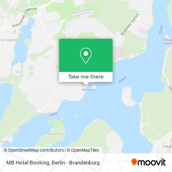 MB Hotel Booking map