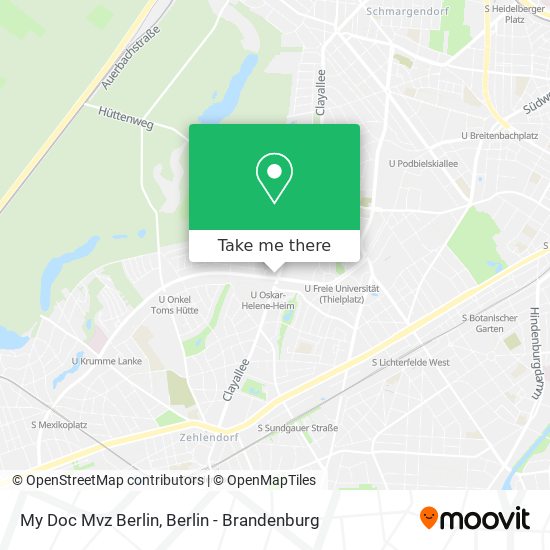 Карта My Doc Mvz Berlin