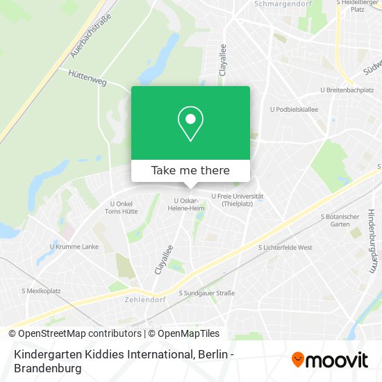 Kindergarten Kiddies International map