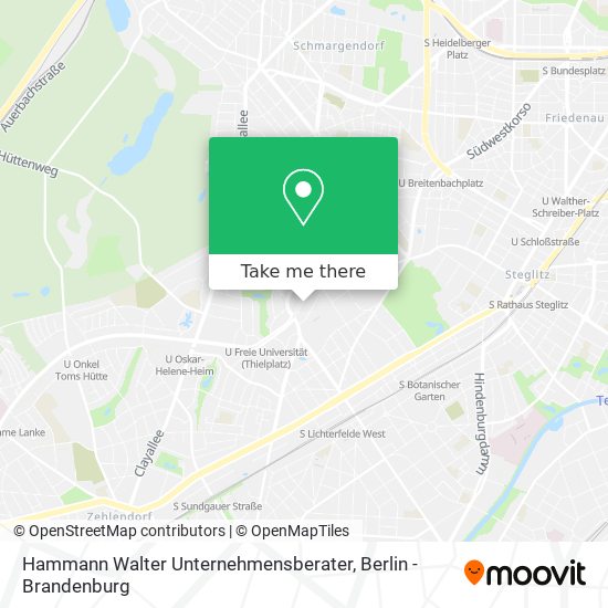 Hammann Walter Unternehmensberater map
