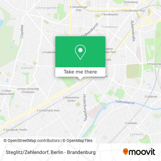 Steglitz/Zehlendorf map