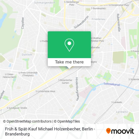 Карта Früh & Spät-Kauf Michael Holzenbecher