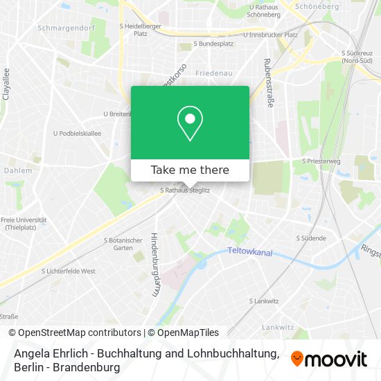 Карта Angela Ehrlich - Buchhaltung and Lohnbuchhaltung