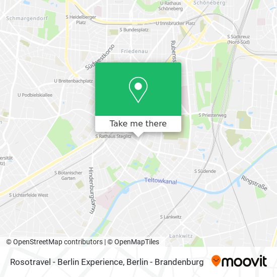 Rosotravel - Berlin Experience map