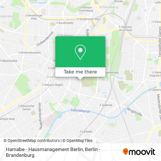 Карта Hamabe - Hausmanagement Berlin