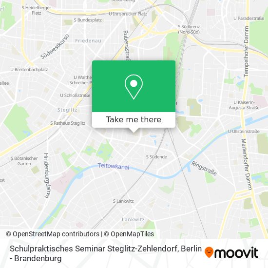 Карта Schulpraktisches Seminar Steglitz-Zehlendorf