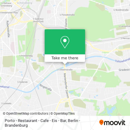 Porto - Restaurant - Cafe - Eis - Bar map