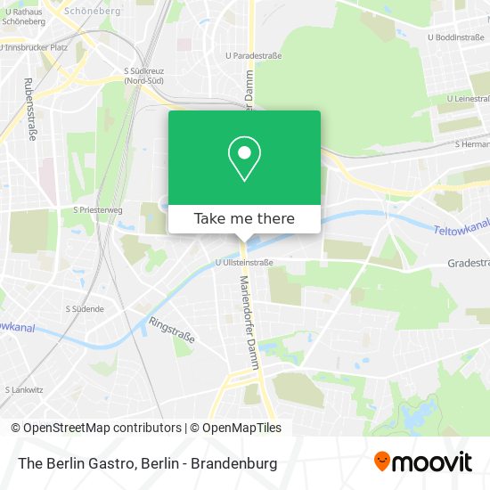 Карта The Berlin Gastro