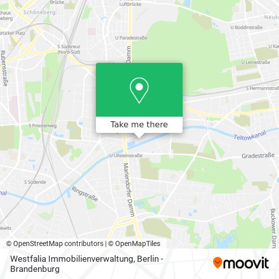 Westfalia Immobilienverwaltung map