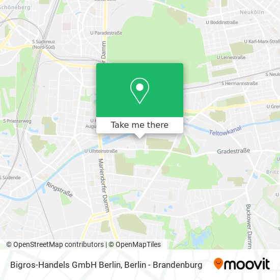 Карта Bigros-Handels GmbH Berlin