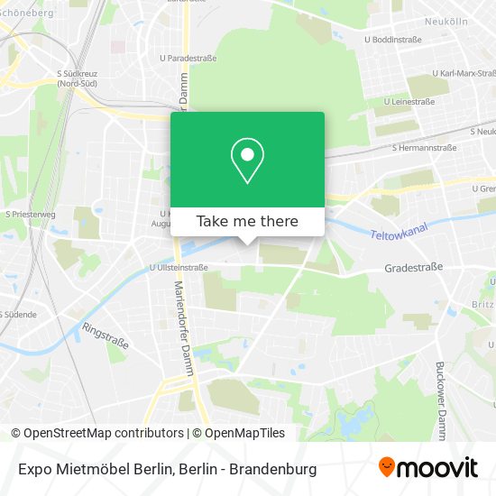 Карта Expo Mietmöbel Berlin