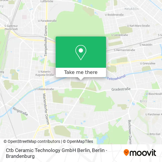 Карта Ctb Ceramic Technology GmbH Berlin