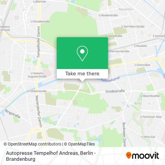 Карта Autopresse Tempelhof Andreas