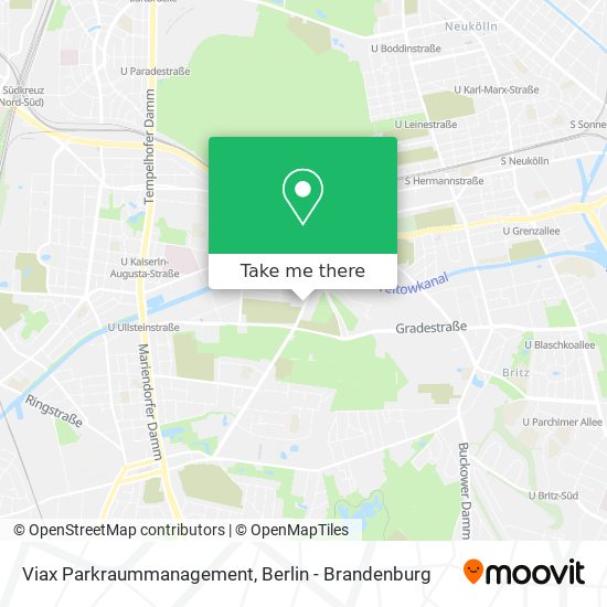 Viax Parkraummanagement map