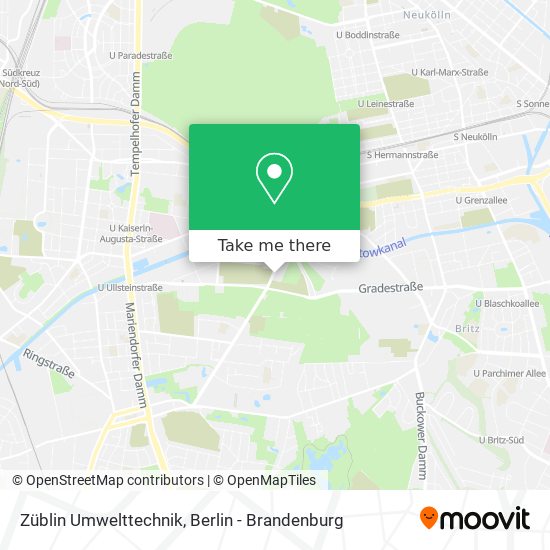 Züblin Umwelttechnik map